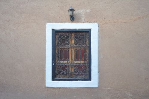 lamp window antique