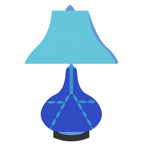 lamp furniture vector