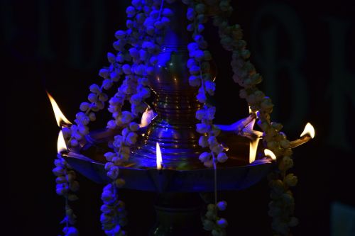 lamp traditional onam