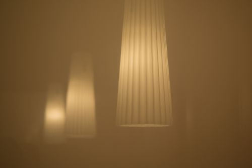 lamps mirror foggy