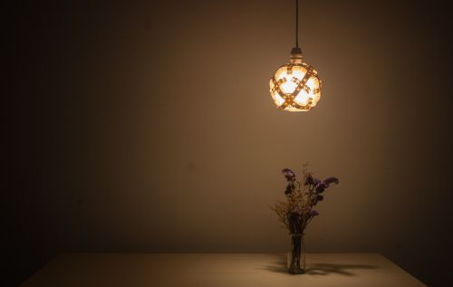 lamps flower decoration