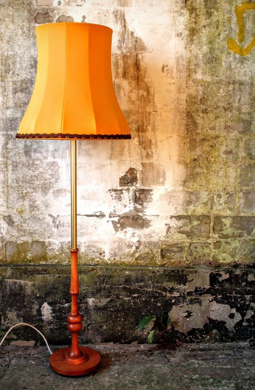 lampshade lamp floor lamp