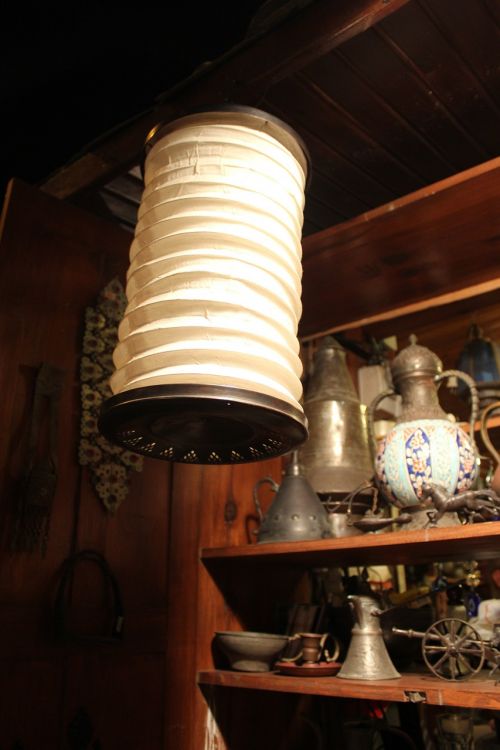 lampshade antique lighting
