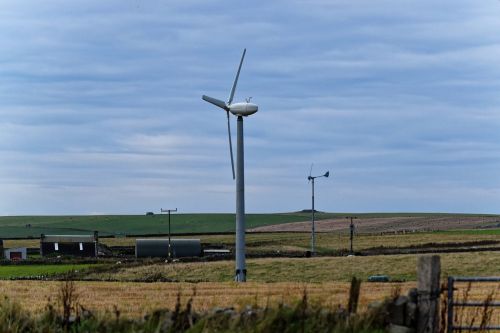 landscape countryside wind turbine