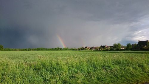 landscape rainbow view