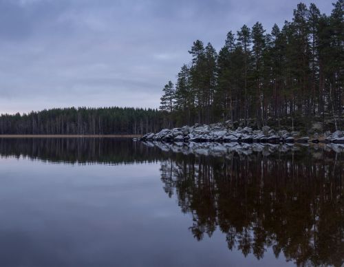 landscape lake finnish