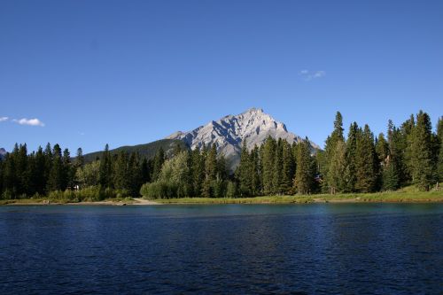 landscape mountain lake