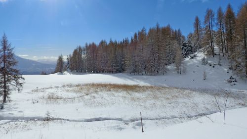 landscape winter snow