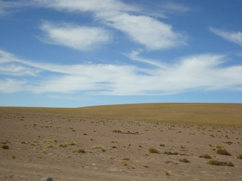 landscape desert sky