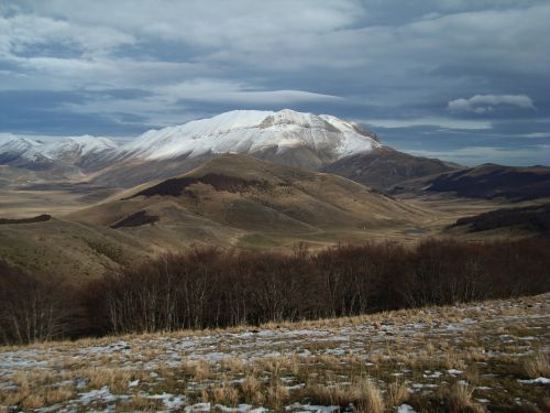 landscape mountain snow