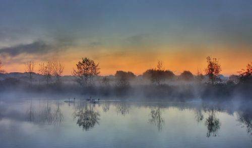 landscape fog water