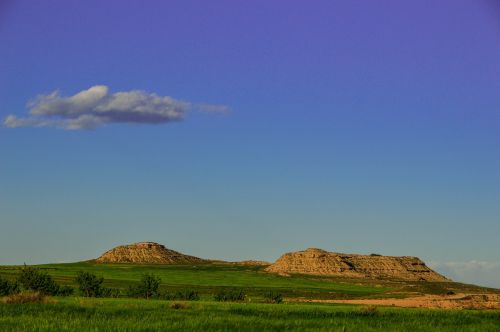 mountain landscape nature sky