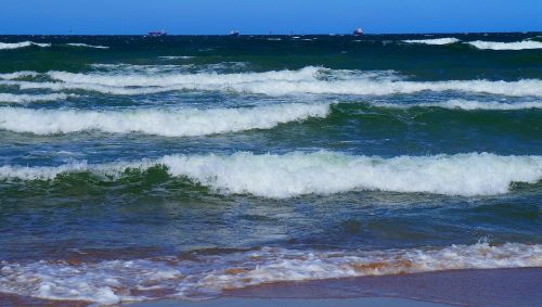 landscape view the baltic sea