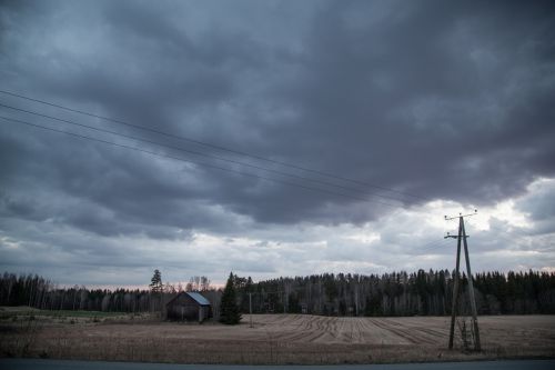 landscape finland barn