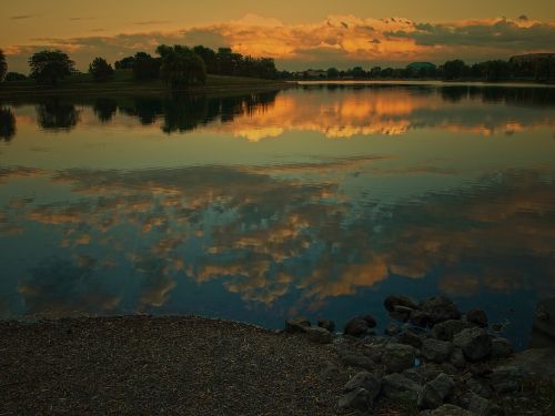 landscape lake water