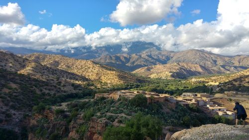 landscape valley mountain