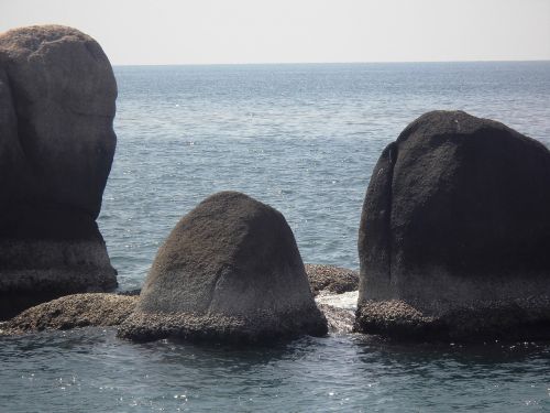 landscape rock sea