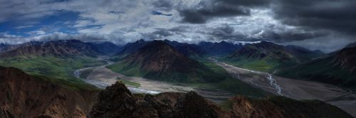 landscape mountains wilderness