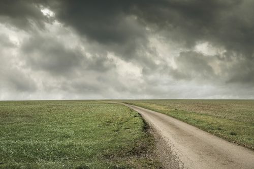 landscape open road