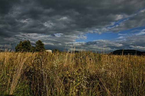 landscape gewitterstimmung clouds