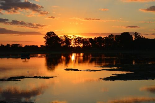 landscape sunset nature