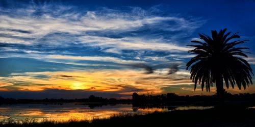 landscape sunset laguna