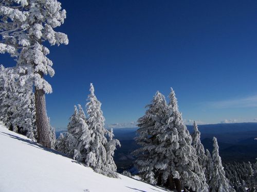 landscape scenic snow