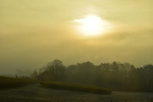 landscape morgenstimmung sunrise