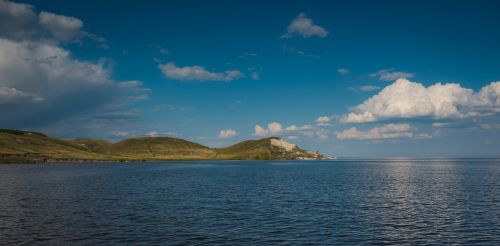 landscape horizon blue sky