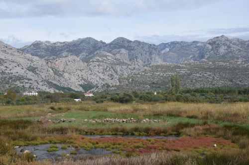 landscape mountains croatia