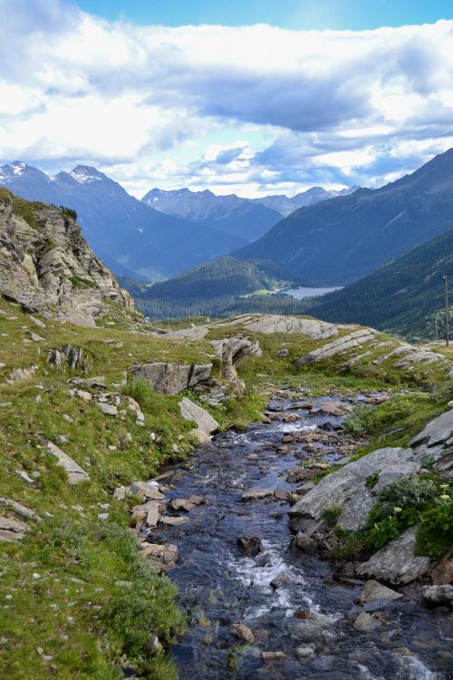 landscape switzerland alpine