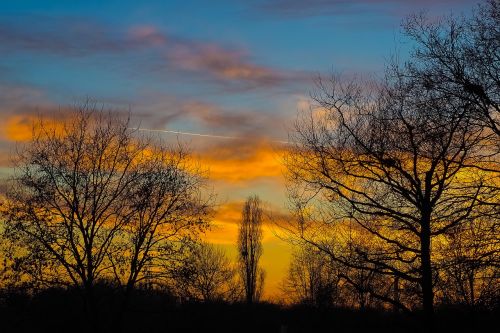 landscape sunset nature