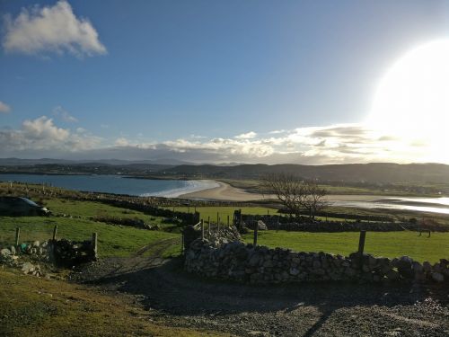 landscape ireland sun