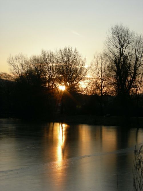 landscape sunset nature