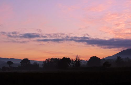 landscape twilight tuscany