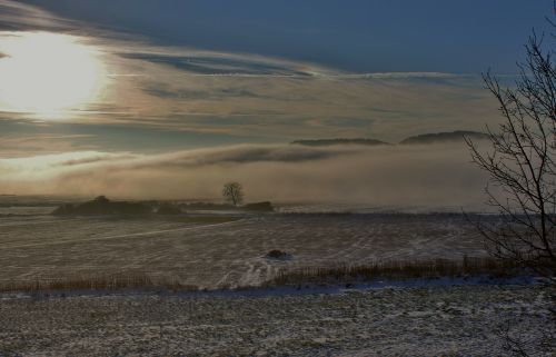 landscape horizon snow