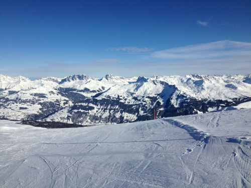 landscape mountains winter