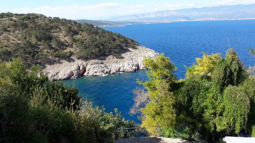 landscape croatia sea