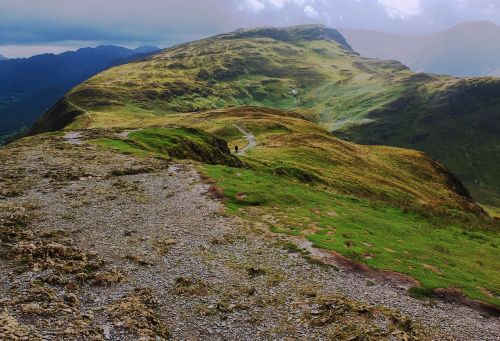 landscape scene mountains