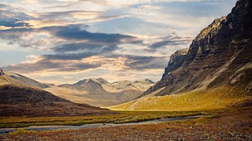 landscape mountain sky