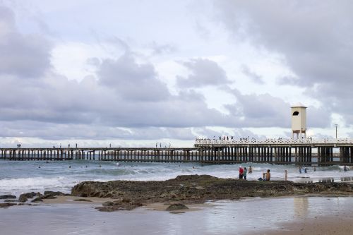 landscape beach bridge