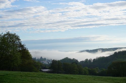 landscape fog nature