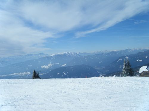 landscape mountains winter