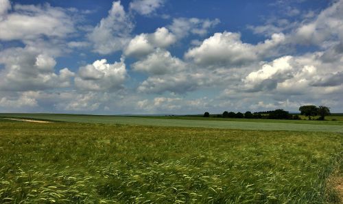 landscape spring clouds