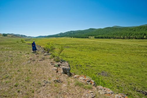 landscape bogart village mongolia