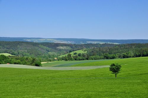 landscape hilly green
