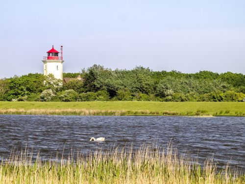 landscape lighthouse lake