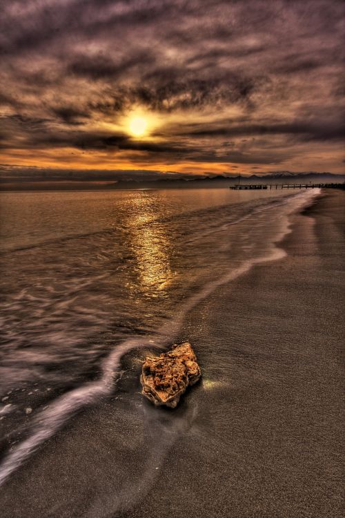 landscape marine long exposure