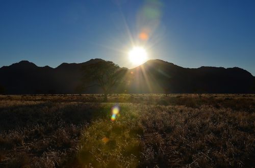 landscape sunset nature