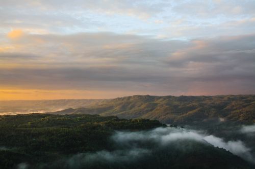 landscape sunset nature